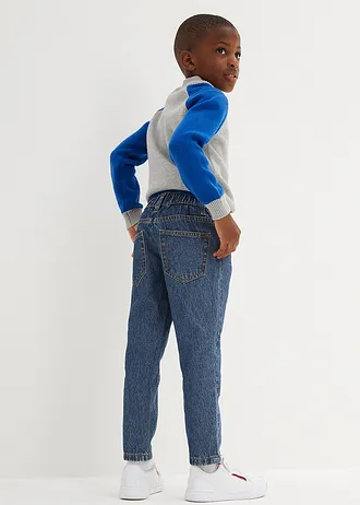 Jean garçon stretch à broderies, Regular Fit • bleu denim • Boutique bonprix