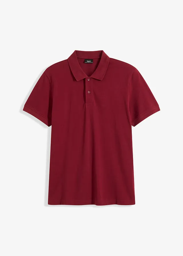 Tricou polo-pique, din bumbac organic 100%