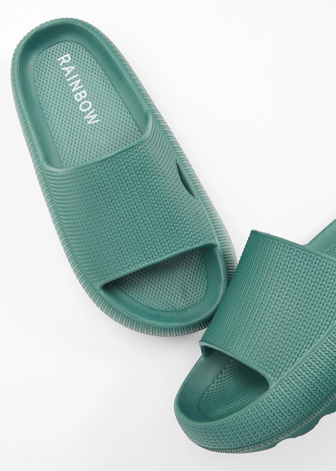 Mules à semelle légère • vert foncé • Boutique bonprix