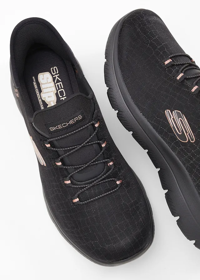 Sneakers Skechers à mémoire de forme • noir/doré • product-page.page-title-suffix