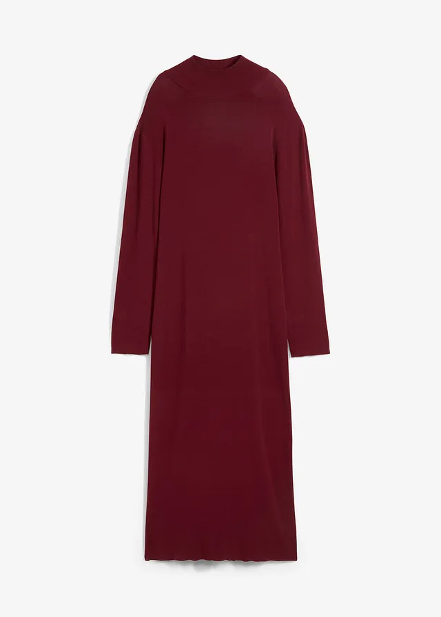 Rochie maxi tricotată din fire delicate