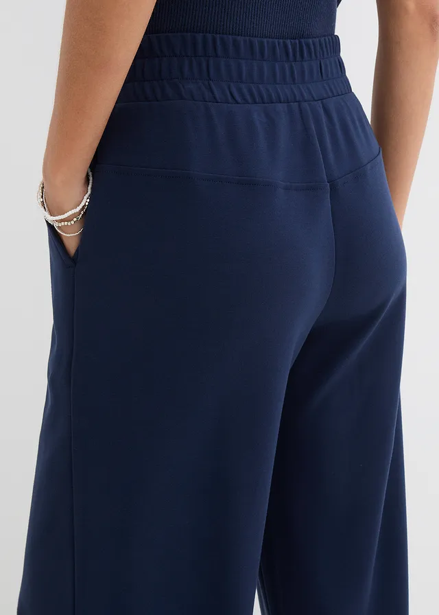 Jersey Marlene Dietrich broek • donkerblauw • product-page.page-title-suffix