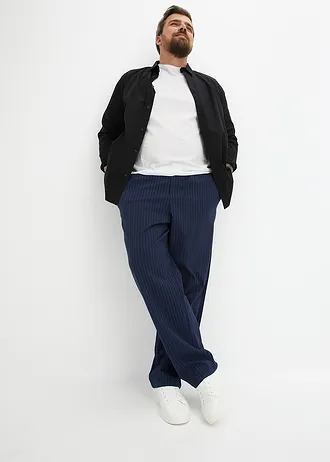 Business košile se strečem, Slim Fit, barva: černá