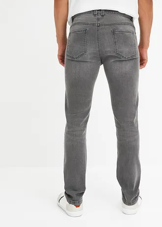 Jean slim extensible, droit • gris foncé denim used • Boutique bonprix