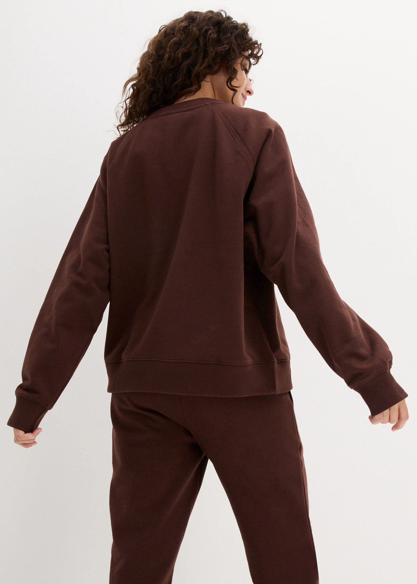 Oversized mikina z čisté, těžké organické bavlny • hnědá terakota • bonprix obchod