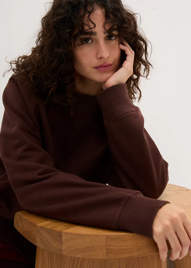 Sweat oversize 100% coton épais • brun terre • product-page.page-title-suffix