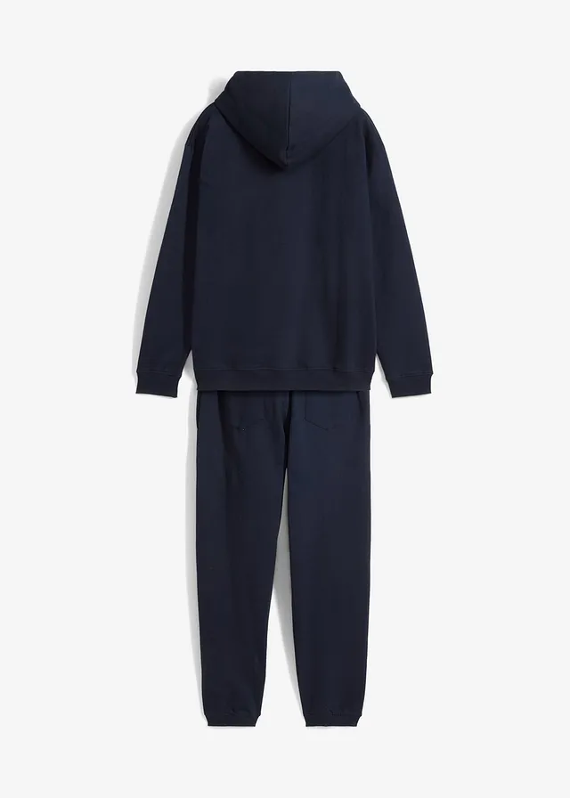 Survêtement enfant en molleton (sweat et pantalon) • bleu foncé • product-page.page-title-suffix