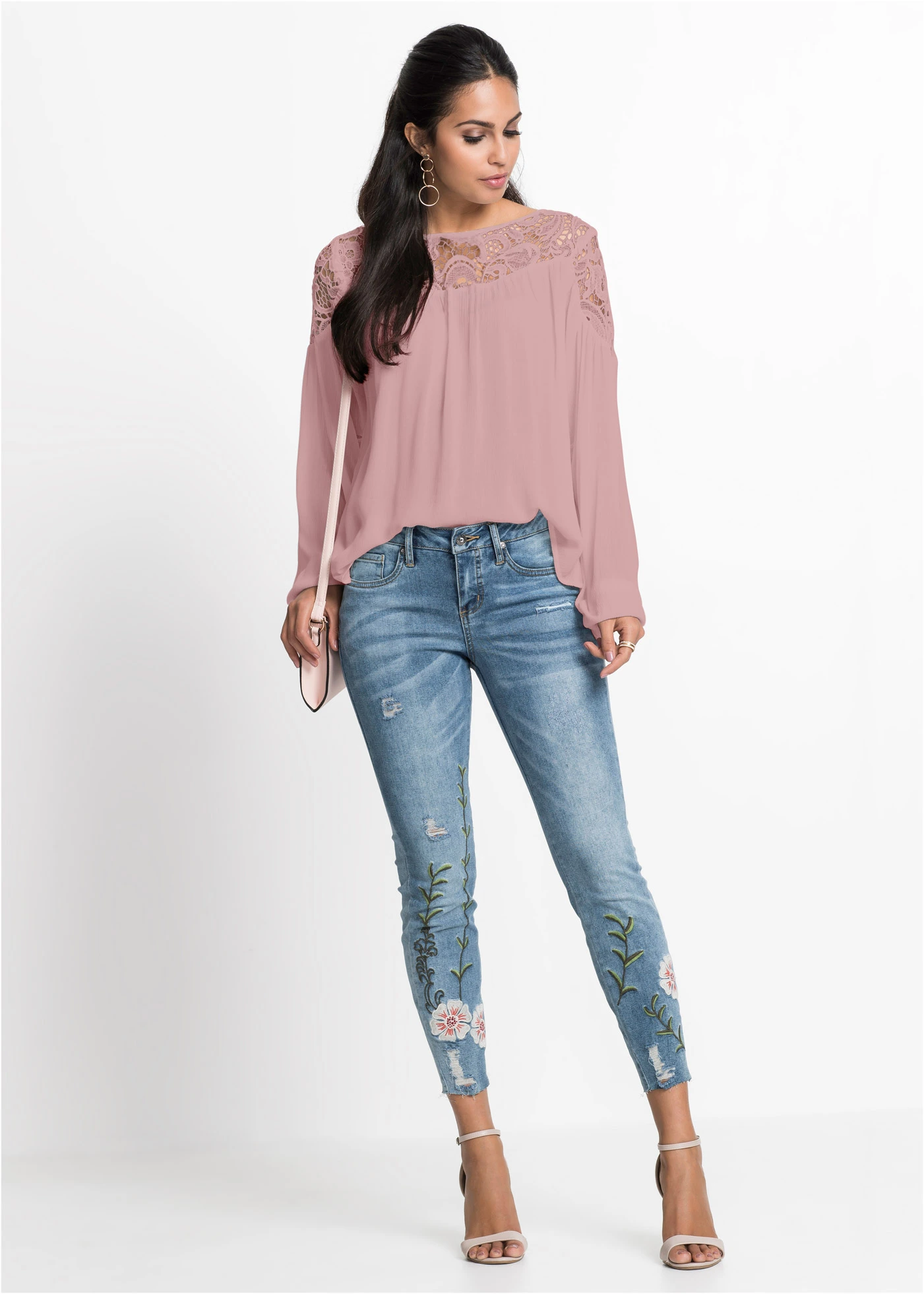 Tuniek van soepele viscose • rozenhout • bonprix online shop