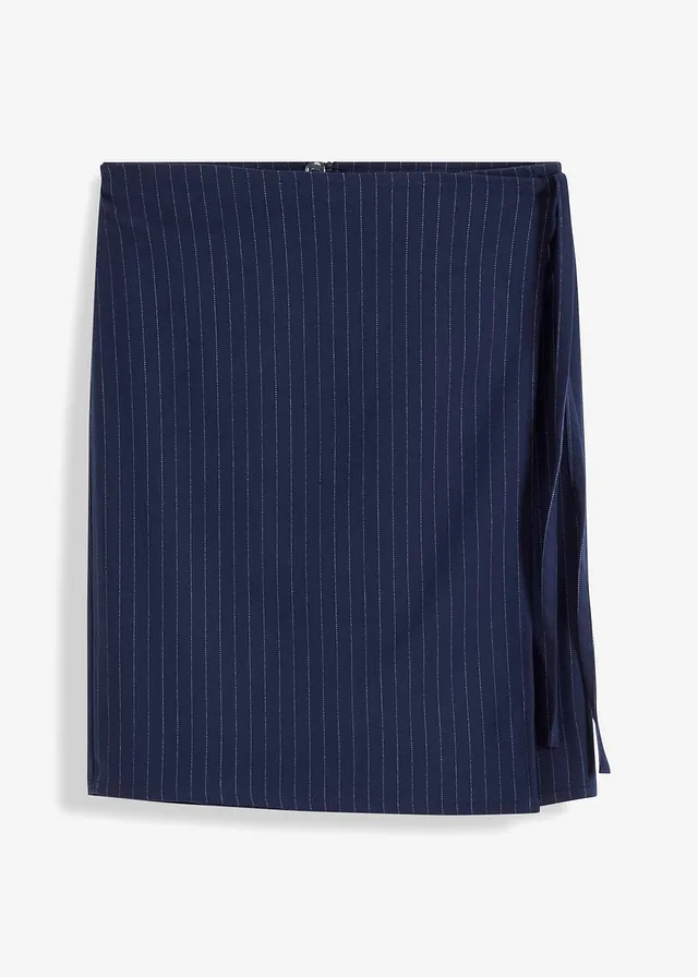 Fustă mini cu dungi delicate