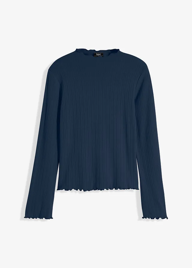 Geribde longsleeve