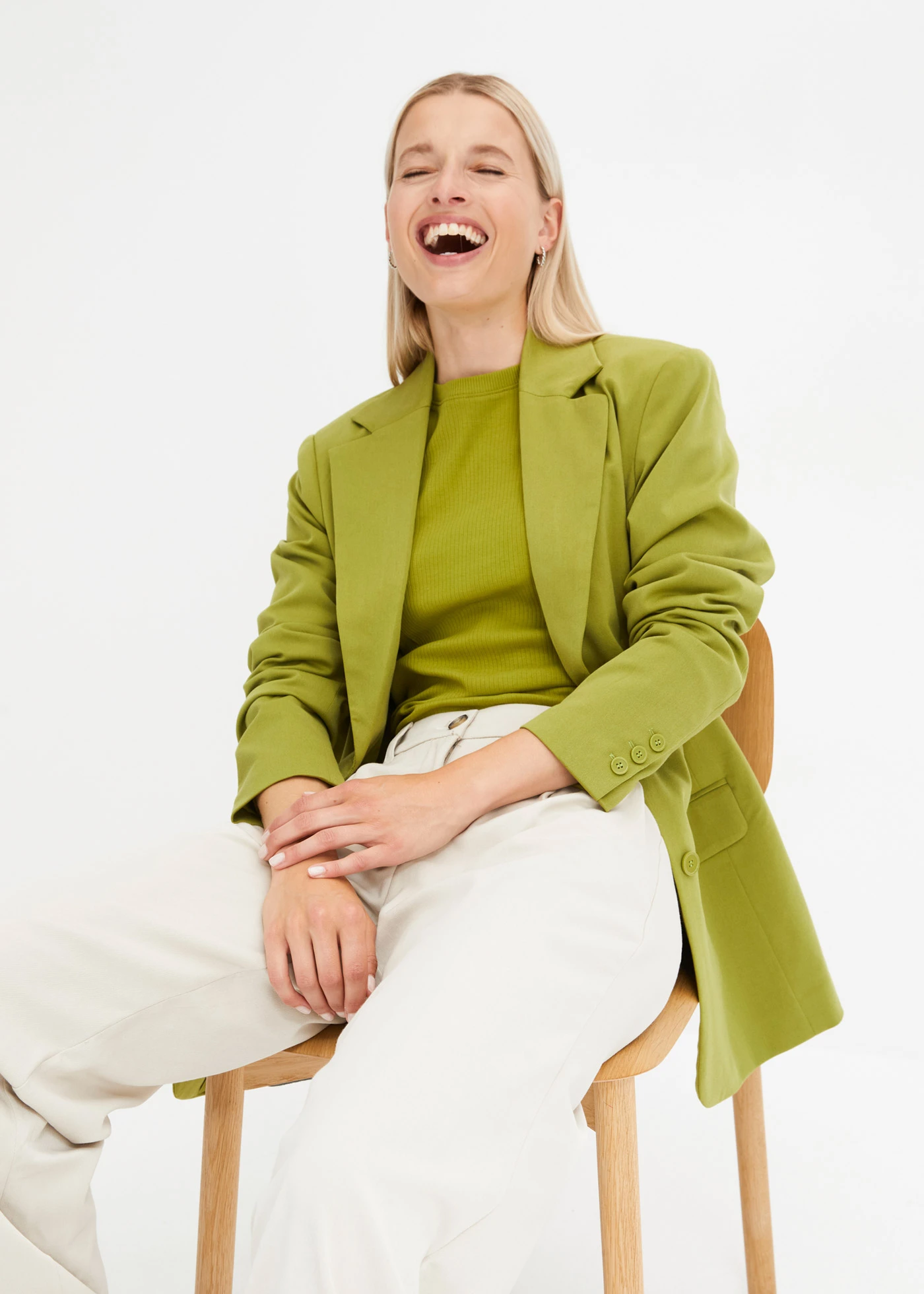 Dlouhý blejzr • mechově zelená • bonprix obchod