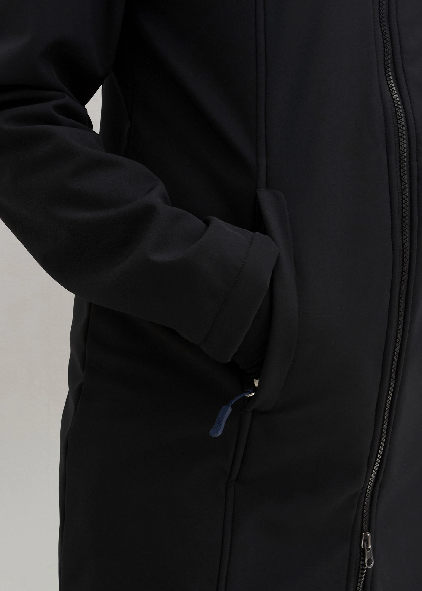 Parka déperlante en softshell avec doublure polaire douillette • noir • Boutique bonprix