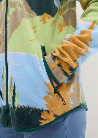 Flísová bunda s kapsami na zip • světle modrá • bonprix obchod