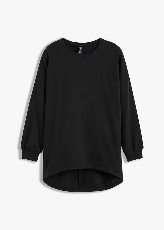 Bluză oversize cu spate prelungit
