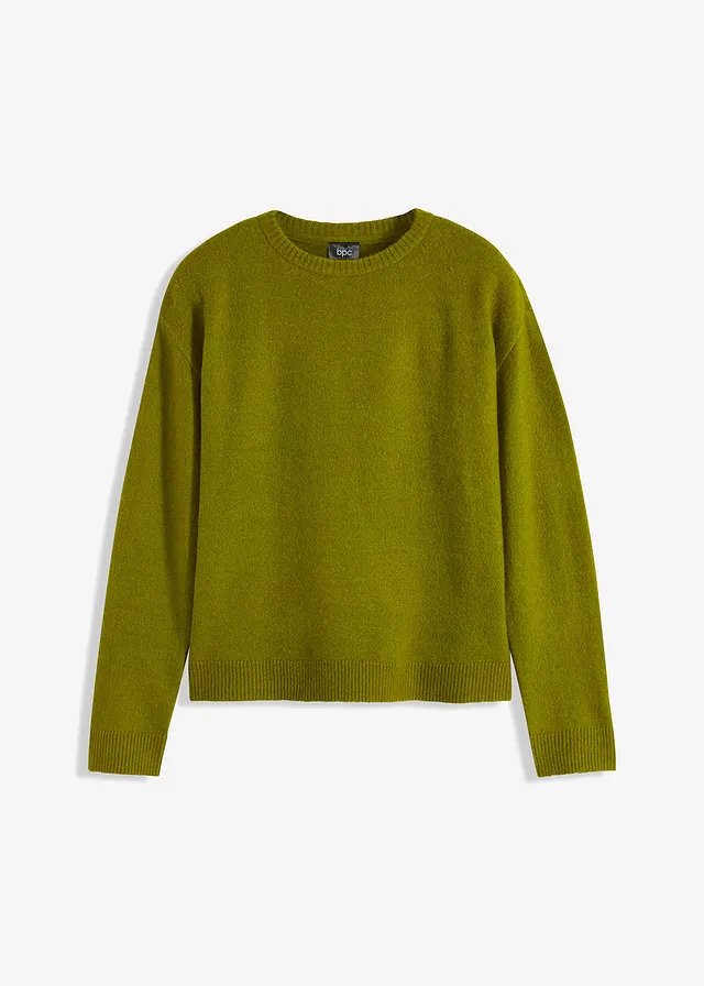 Oversized svetr • mechově zelená • bonprix obchod