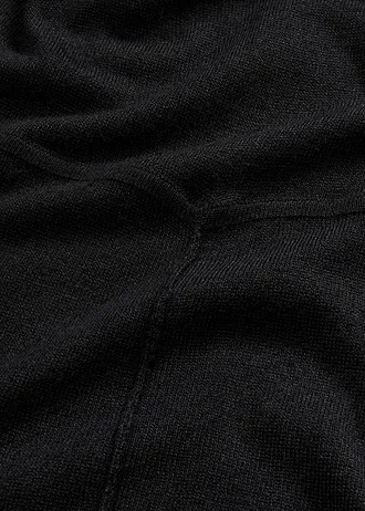 Pletené dlouhé šaty • černá • bonprix obchod