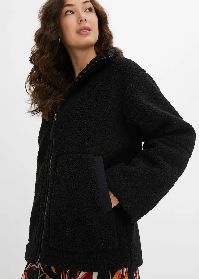 Veste en sherpa doublée • noir • product-page.page-title-suffix