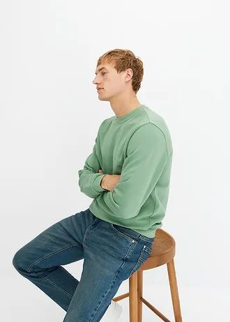 Sweater in regular fit • pijnboomgroen • bonprix online shop