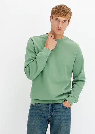 Mikina se střihem Regular Fit, barva: borovicově zelená