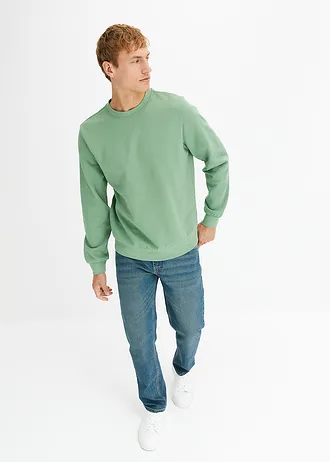 Mikina se střihem Regular Fit, barva: borovicově zelená