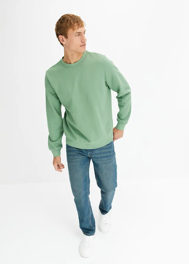 Sweater in regular fit • pijnboomgroen • product-page.page-title-suffix