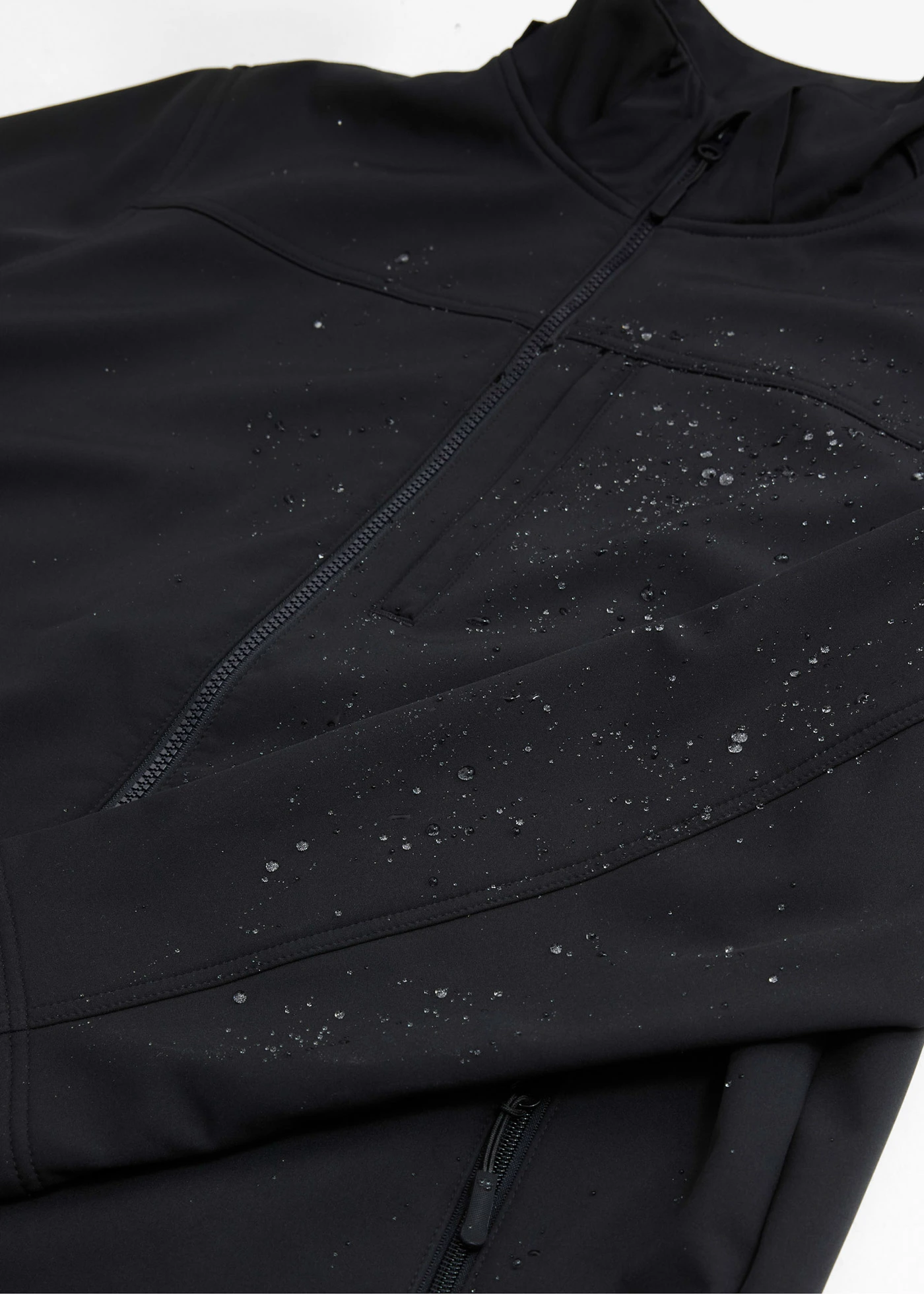 Softshell parka met afneembare capuchon • zwart • bonprix online shop