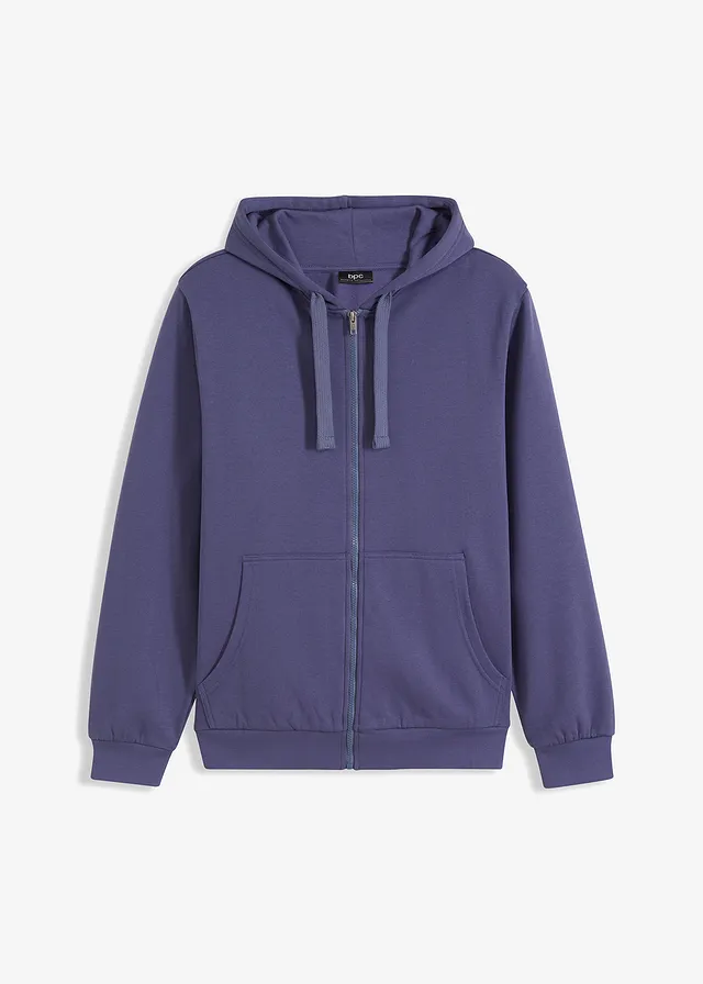 Hanorac casual cu glugă și fermoar