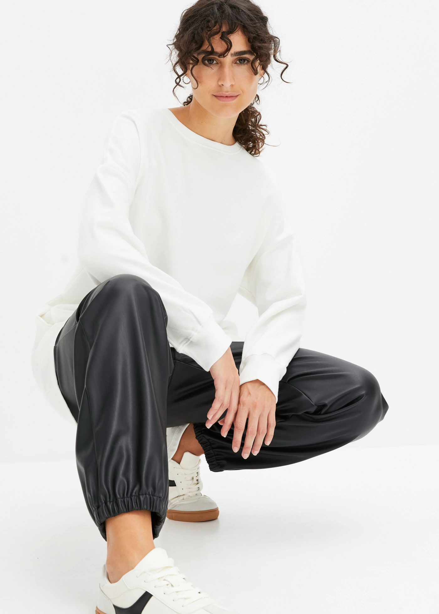 Oversize mikina z čisté bavlny • přírodní bílá • bonprix obchod