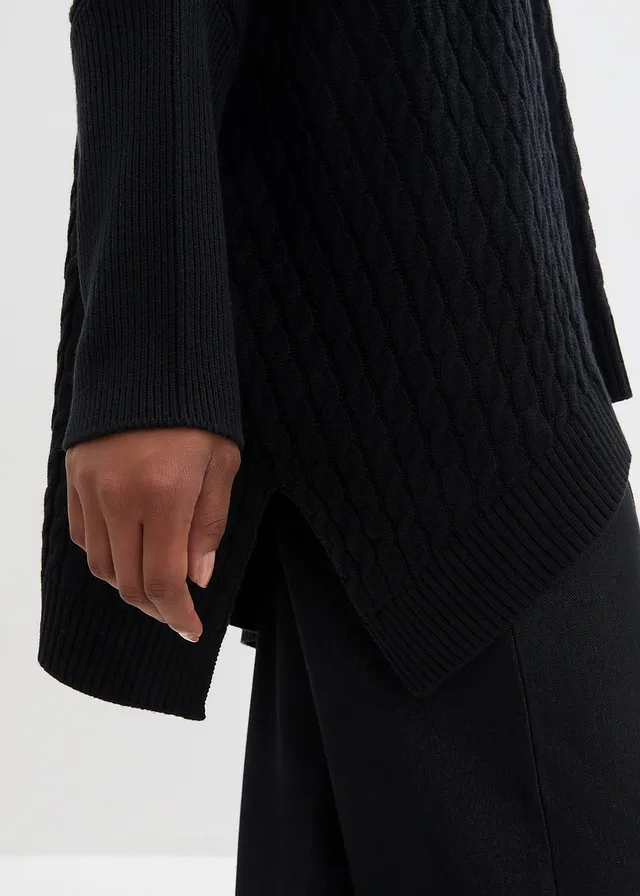 Pull poncho oversize • noir • product-page.page-title-suffix