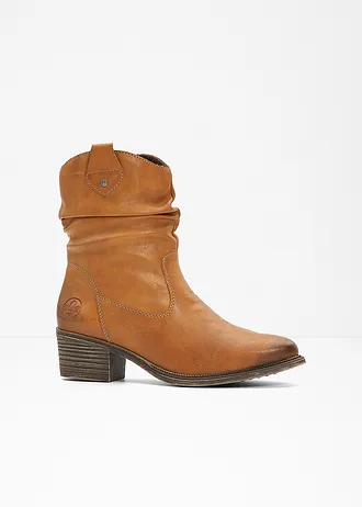 Bottines cowboy Rieker fourrées et confortables • cognac • Boutique bonprix