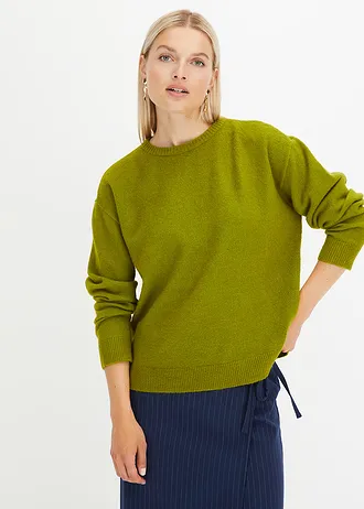 Oversized svetr • mechově zelená • bonprix obchod