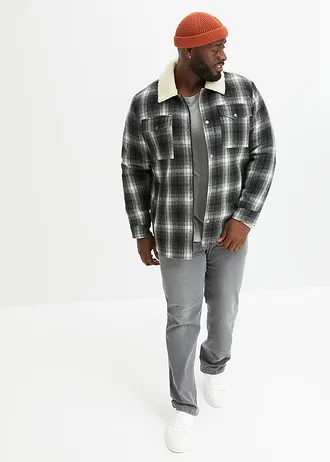 Strečové džíny v pohodlném střihu Regular Fit, Straight, barva: šedý denim