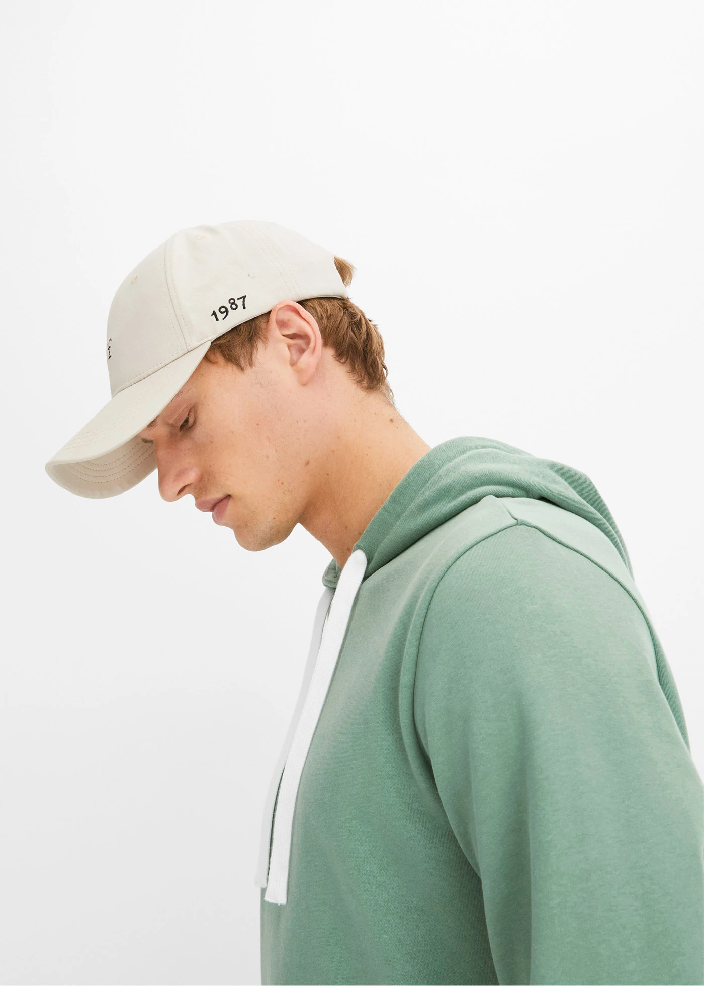 Mikina s kapucí, z čisté bavlny • borovicově zelená • bonprix obchod