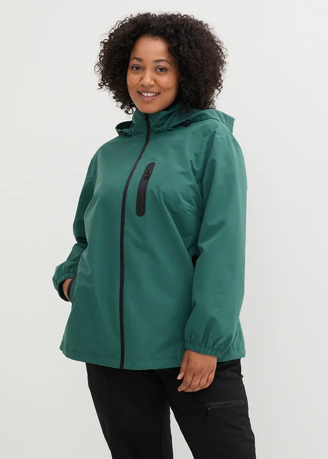 Veste imperméable ultra légère, Couleur: vert mat