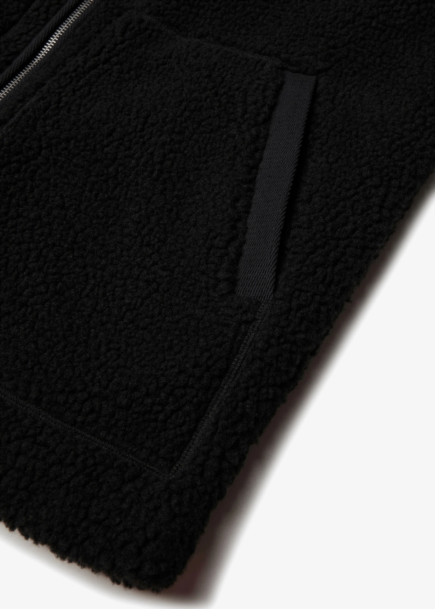 Veste en sherpa doublée • noir • Boutique bonprix