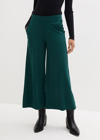 Culotte in een viscosemix, Kleur: diepgroen