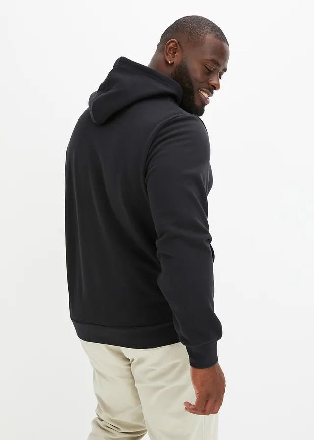 Sweat à capuche regular, Couleur: noir