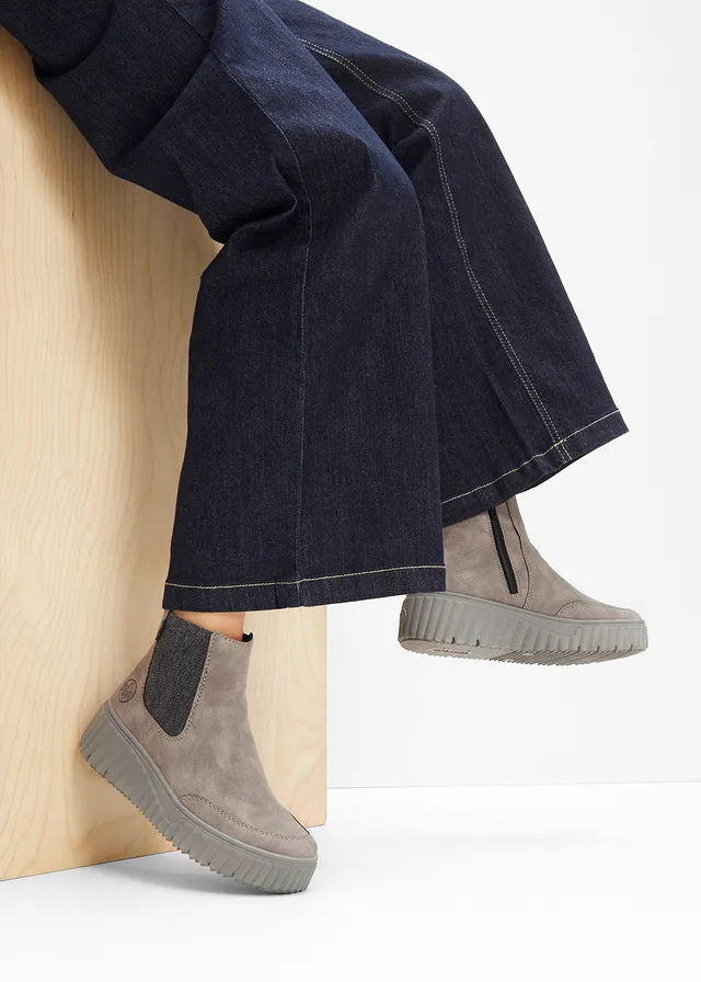 Gevoerde boots van Rieker • grijs • product-page.page-title-suffix