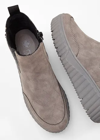 Gevoerde boots van Rieker • grijs • bonprix online shop
