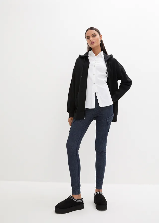 Sweatvest met capuchon • zwart • product-page.page-title-suffix