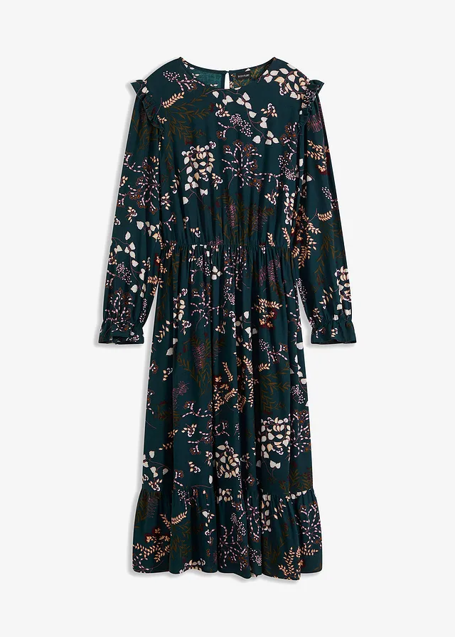 Rochie midi 100% din viscoză