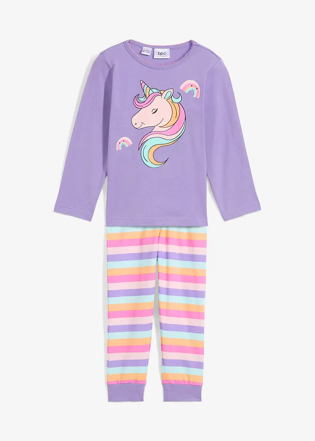 Pijama de fete cu bumbac bio (2piese)