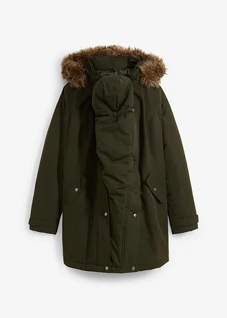 Těhotenská/nosicí bunda • půlnoční olivová • bonprix obchod