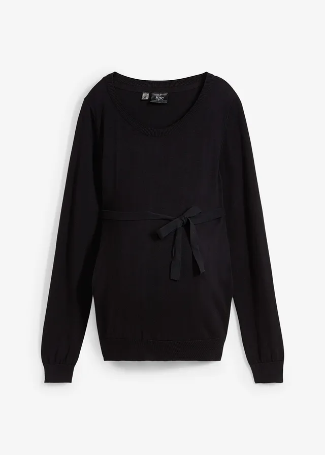 Materský pulóver zo 100% balvny, so stuhou Materský pulóver zo 100% balvny, so stuhou