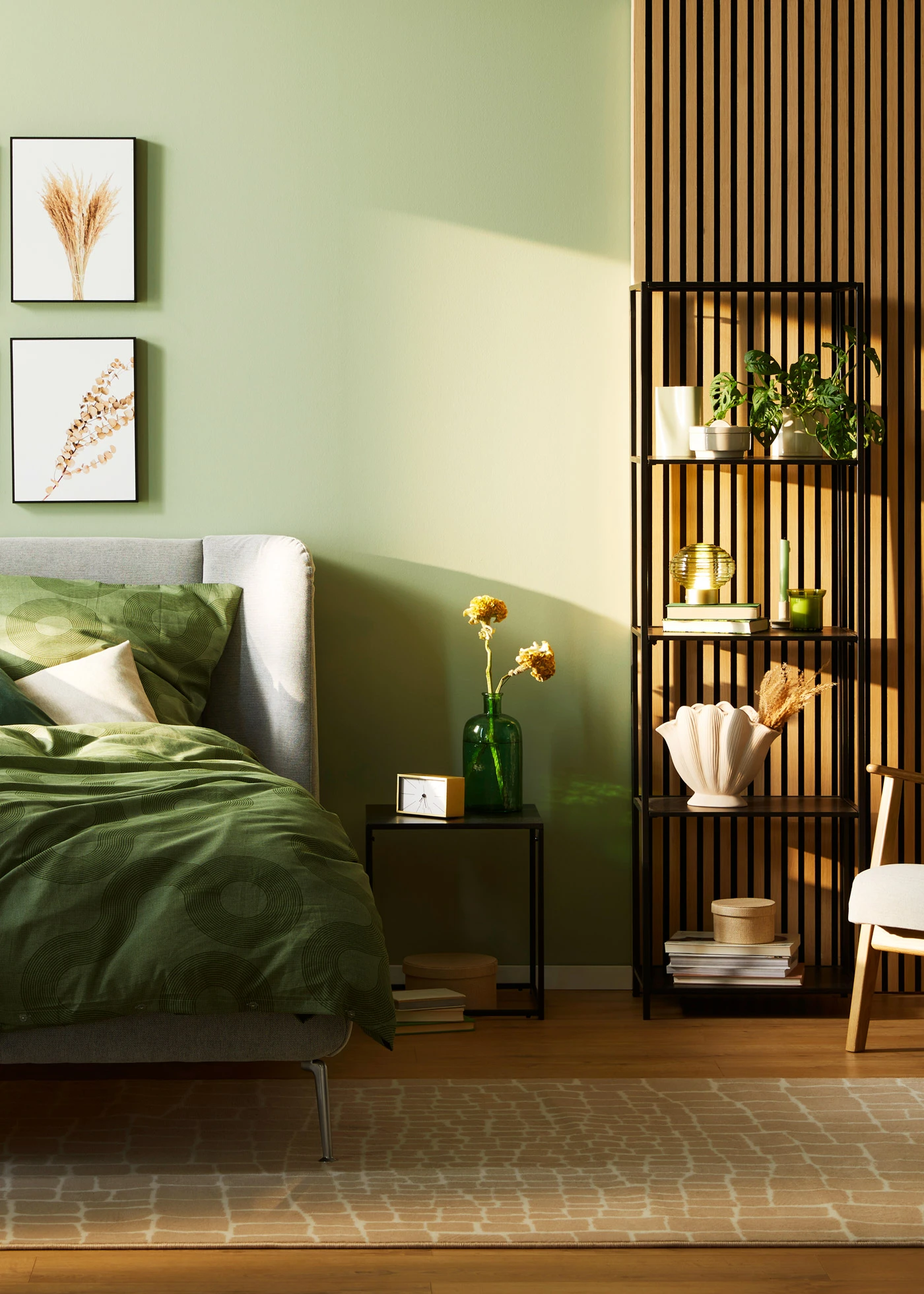 Pościel z mieszanki bawełny • zgniła zieleń • sklep bonprix