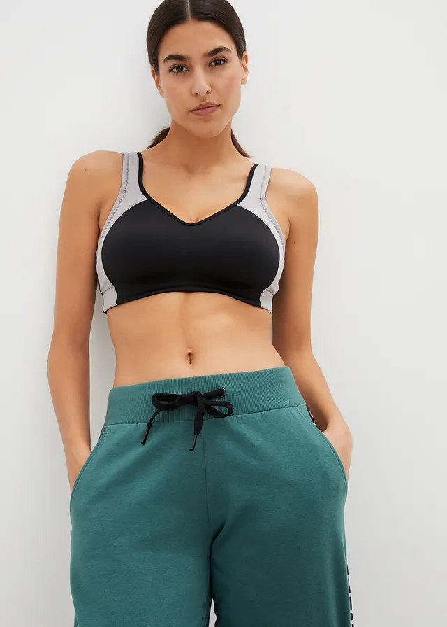 Pantalon de jogging avec finitions bord-côtes et imprimé • vert mat imprimé • product-page.page-title-suffix