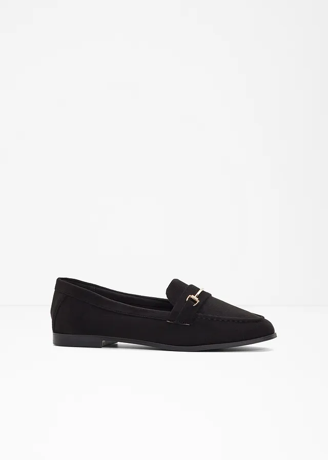 Pantofi loafer cu branț capitonat