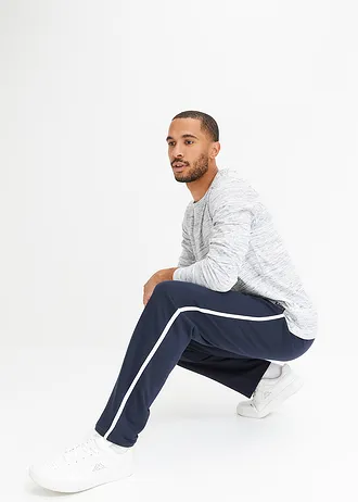 Joggingbroek (set van 2) • donkerblauw+zwart • bonprix online shop