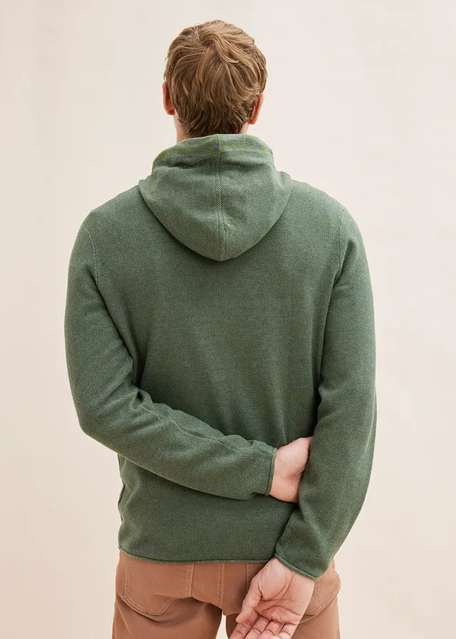Hoodie met katoen • groen gemêleerd • product-page.page-title-suffix