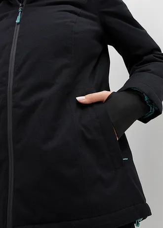 Parka imperméable, style 2 en 1 • noir • Boutique bonprix